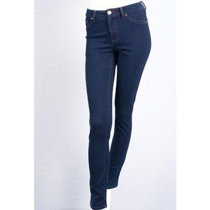 Love Premium Denim Women Slim Fit Jeans Stretch Regular Rise 4340214 Blue Size 2